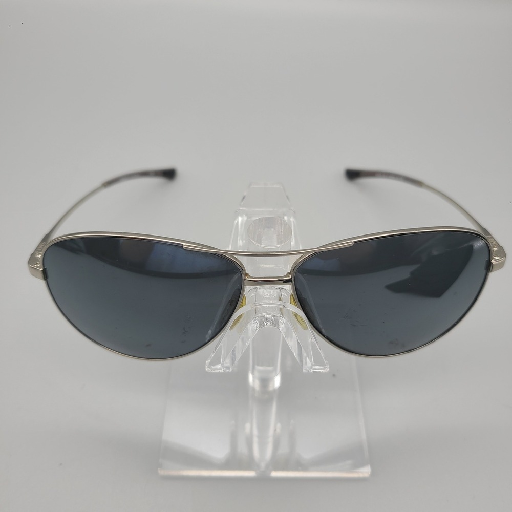 Smith Langley Aviator Sunglasses Silver Frame Carbonic Lenses 60 13 140 - Picture 3 of 10